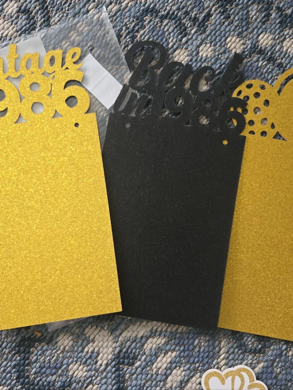 Gold and Black 40th Birthday Party Decorations - Cheers to 40